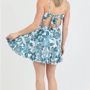 Angie Women's Tie Back Spaghetti Strap Dress